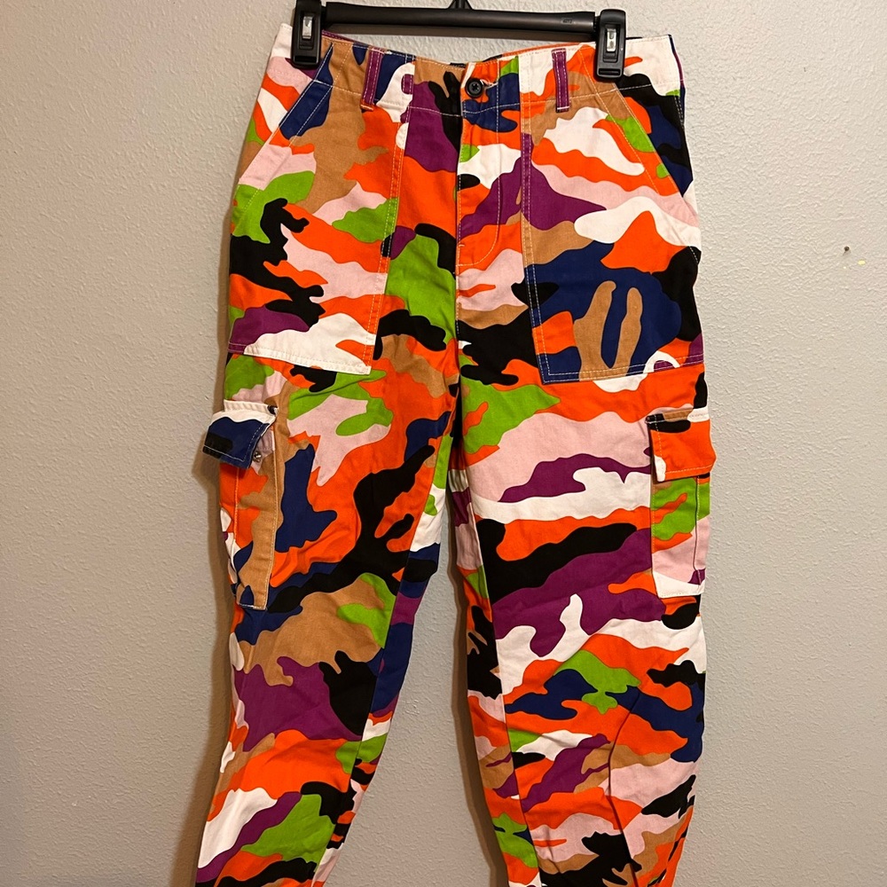 Camo cargo pants